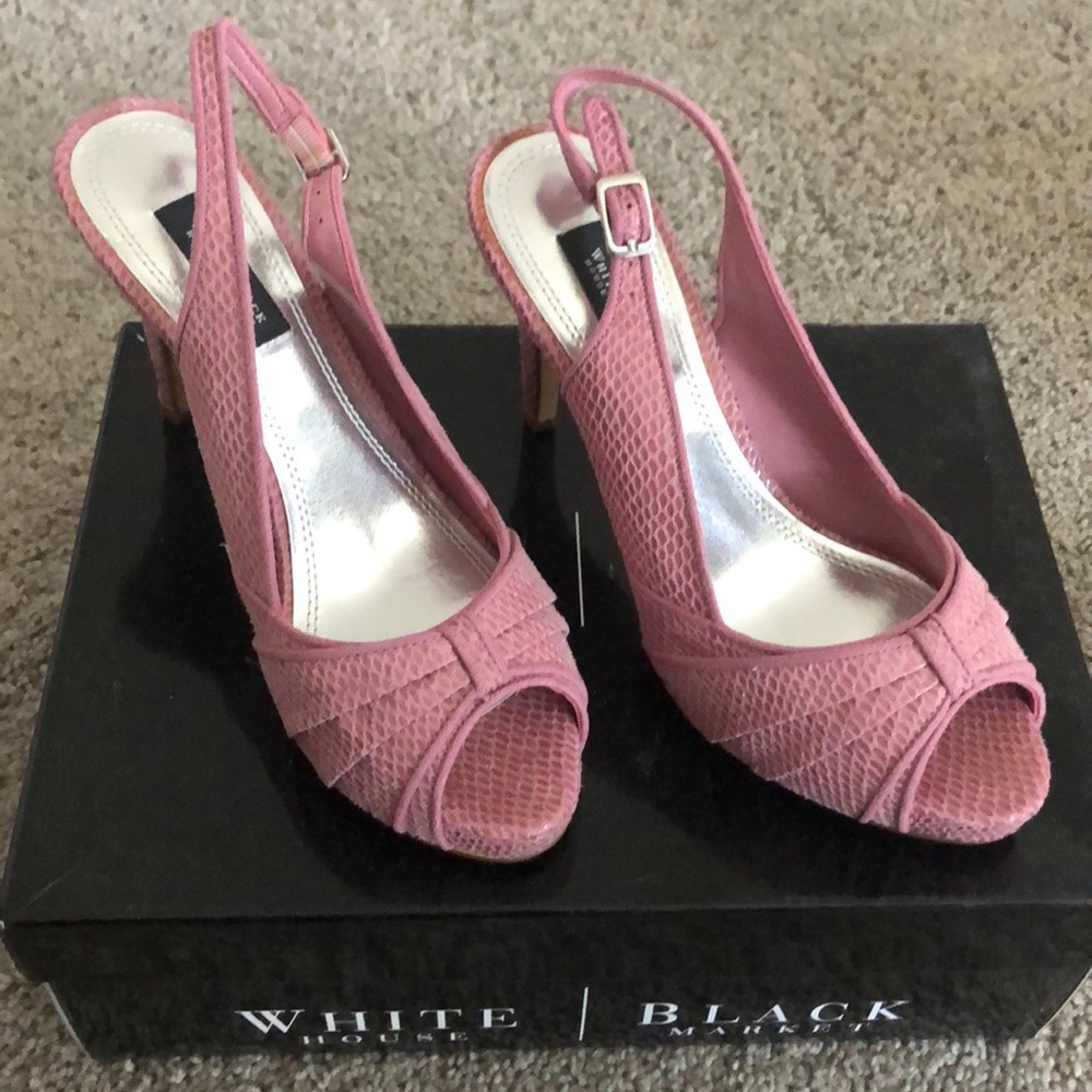 White House Black Market sling backs